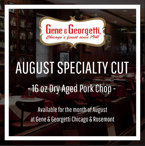 August Specialty Cut: 16 oz Dry Aged Pork Chop