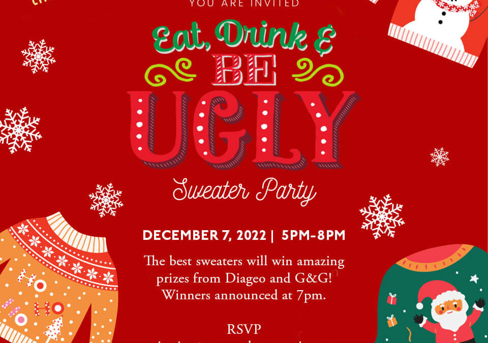 You’re Invited! Ugly Sweater Party on December 7th